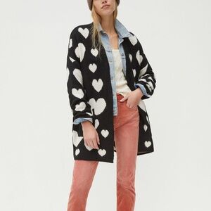 Maeve by Anthropologie Heart Cardigan Lightly Worn